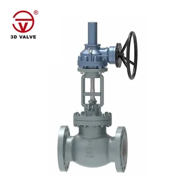 Guľový ventil ovládaný prevodom